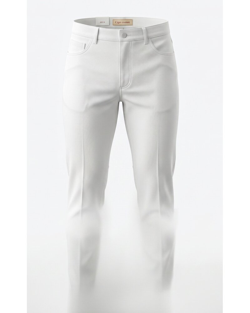Cigar Cigar Textured Tweed Pant