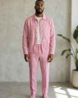 Prestige Prestige Linen Utility Jacket & Pant Set