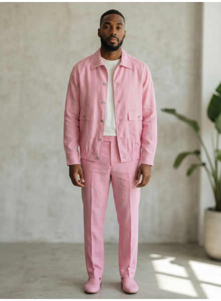 Prestige Prestige Linen Utility Jacket & Pant Set