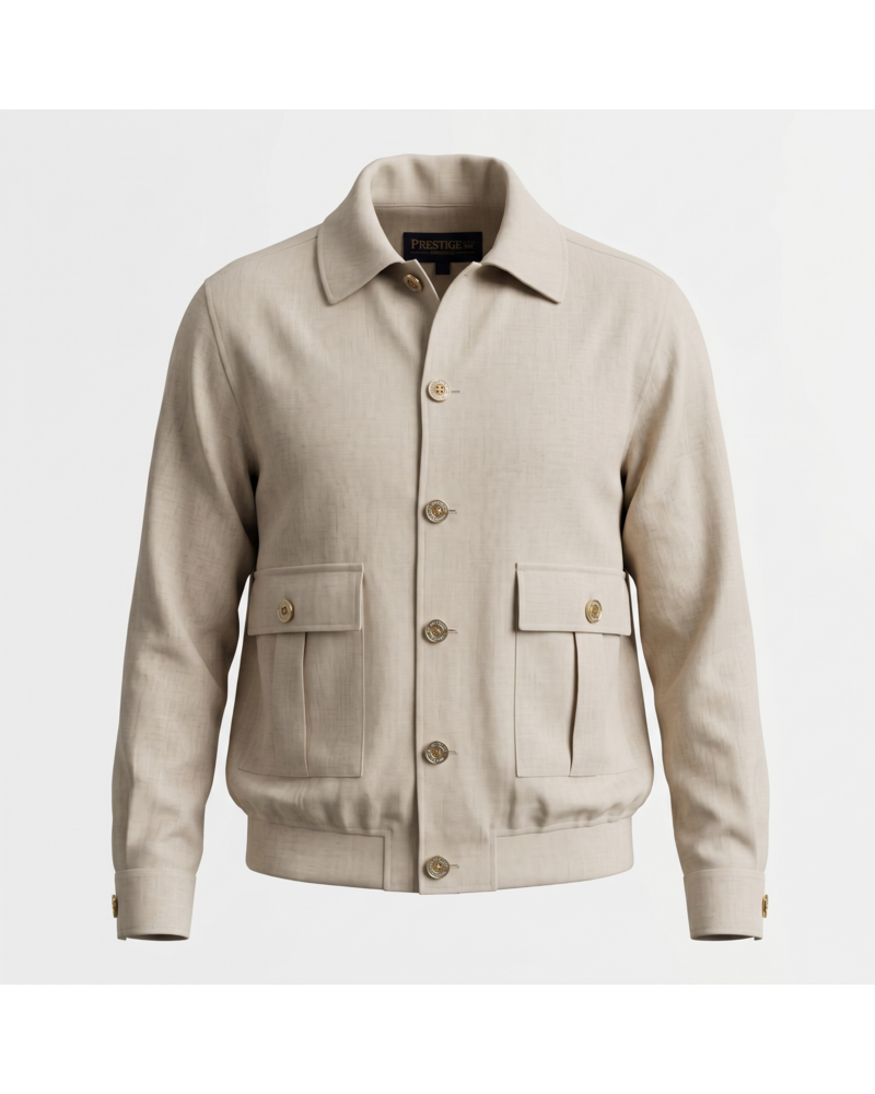 Prestige Prestige Linen Utility Jacket & Pant Set