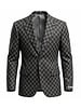 2B LV Pattern Slim Fit Suit