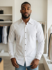 Barocco Barocco L/S Crystal Collar Shirt