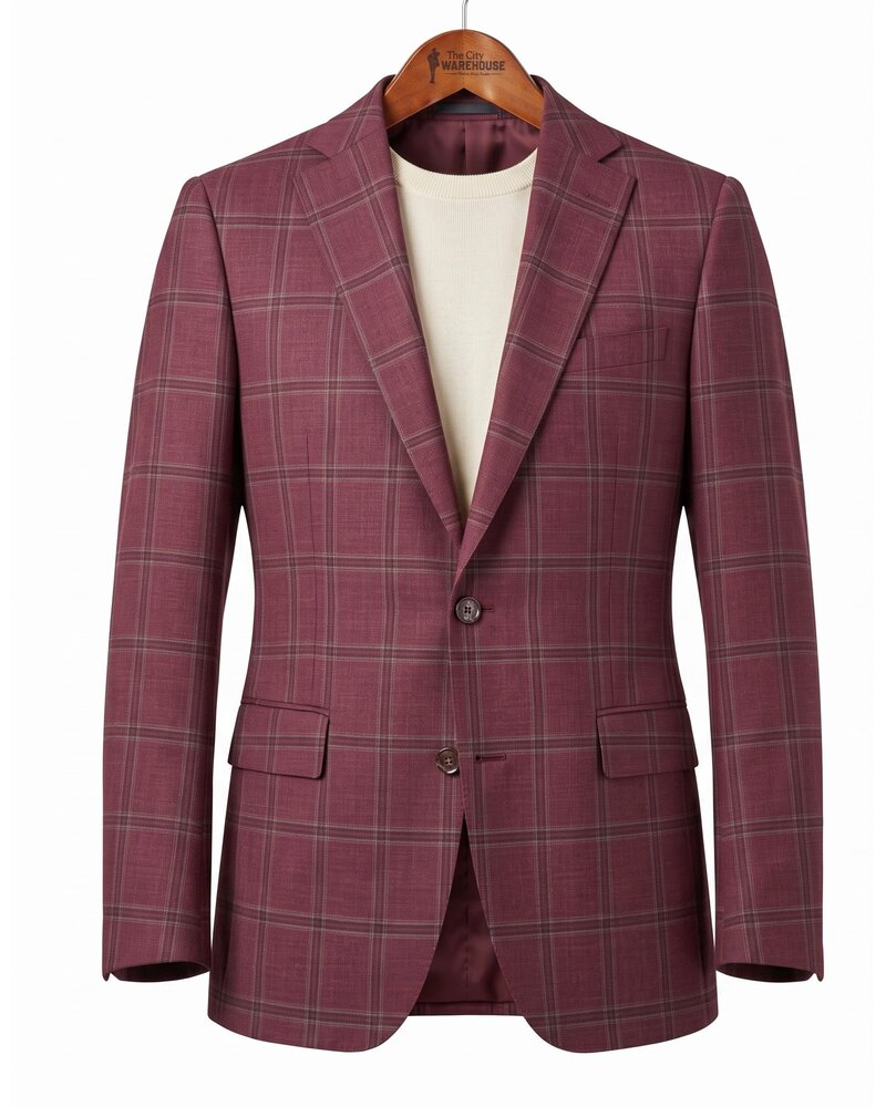 Tiglio Tiglio 2B Window Paine Gaberdine Blazer