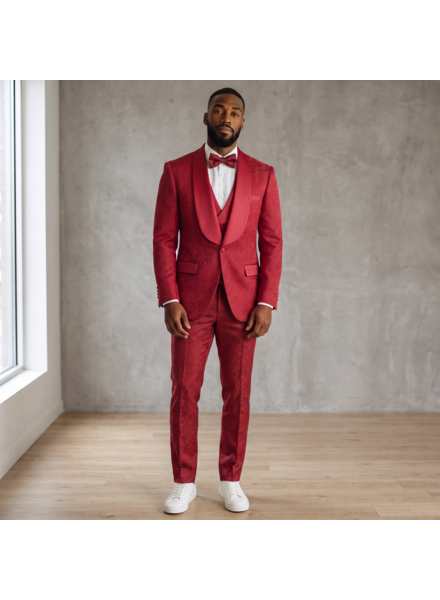 Kent & Park Kent & Park Shawl Lapel Paisley Tuxedo