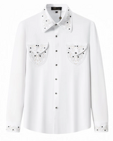 Barocco Barocco L/S Shirt W/Rhinestone