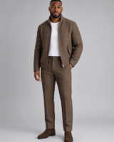 Cigar Cigar Pinstripe Tweed Bomber Set