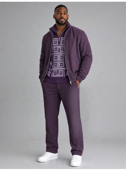 Cigar Cigar Suade Bomber Set
