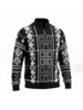 Stacy Adams SA L/S Zip Mock Fancy Sweater