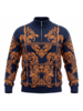 Stacy Adams SA L/S  Zip Mock Windown Sweater