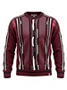Stacy Adams SA Faux Leather Coogi Crewneck Sweater