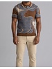 Cigar Cigar L/S Polo Swirl Houndstooth Sweater