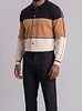 Lanzzino Lanzzino Color Block Knit Sweater