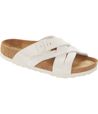 BIRKENSTOCK BIRKENSTOCK 1024560 LUGANO ANTIQUE WHITE SUEDE