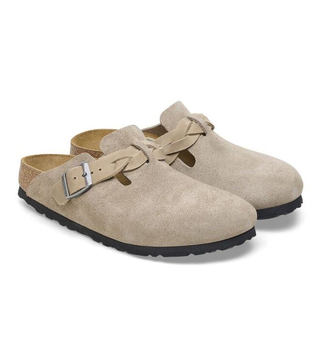 BIRKENSTOCK Birkenstock - BOSTON BRAID SUEDE -  Taupe - 1026694