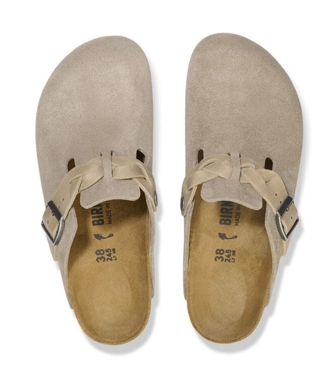 BIRKENSTOCK Birkenstock - BOSTON BRAID SUEDE -  Taupe - 1026694