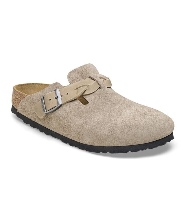 BIRKENSTOCK Birkenstock - BOSTON BRAID SUEDE -  Taupe - 1026694