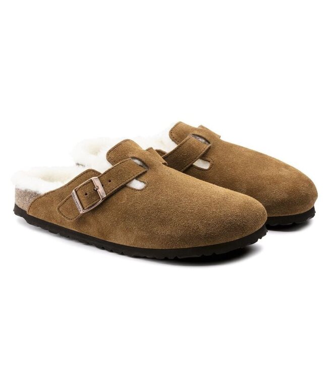 BIRKENSTOCK Birkenstock - BOSTON SHEARLING - Mink - 1001141