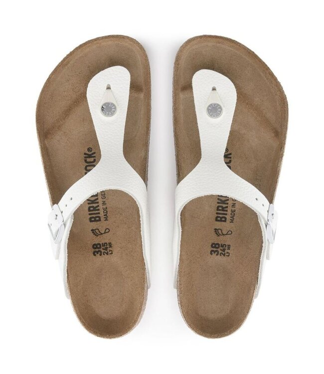BIRKENSTOCK Birkenstock - GIZEH LEATHER - Blanc - 1024328