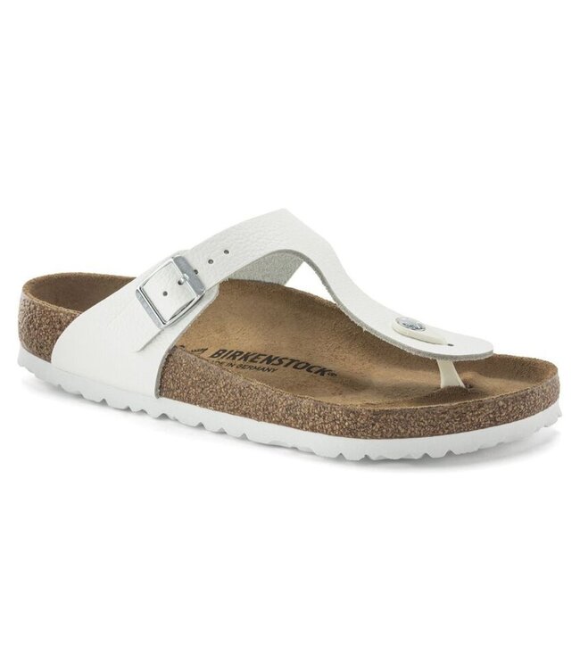 BIRKENSTOCK Birkenstock - GIZEH LEATHER - Blanc - 1024328