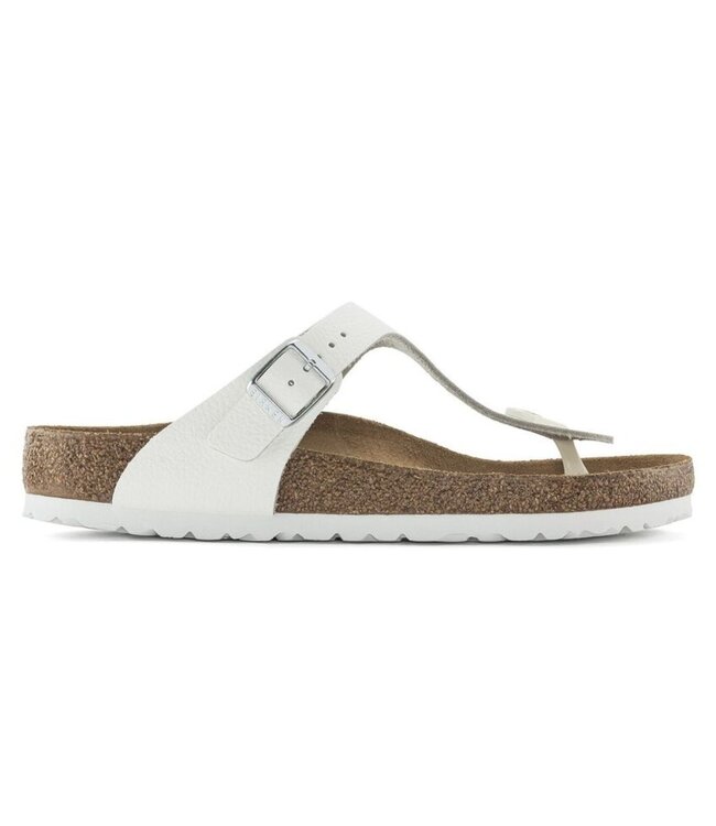 BIRKENSTOCK Birkenstock - GIZEH LEATHER - Blanc - 1024328