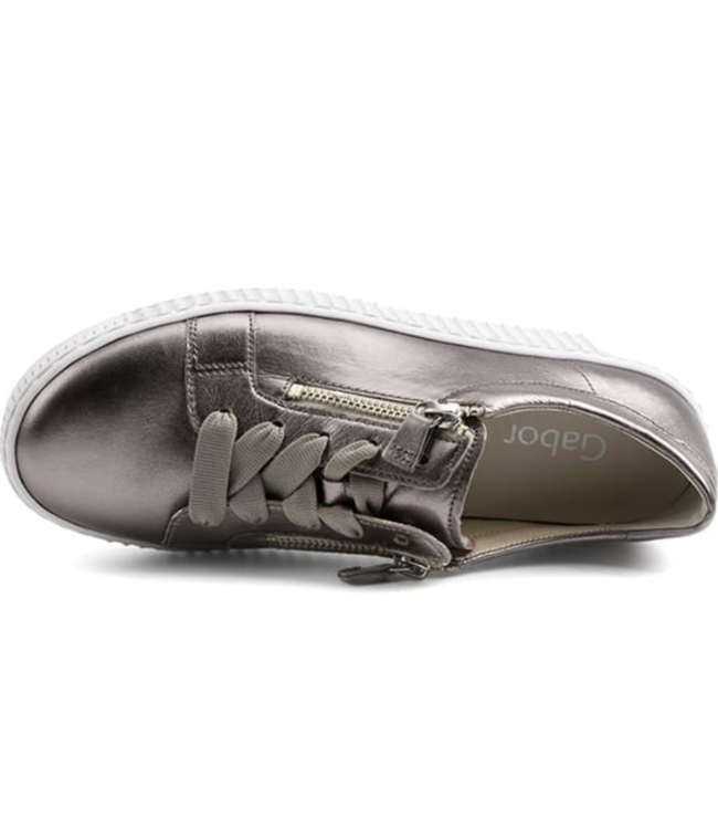 GABOR Gabor - SNEAKER CUIR IRON - 53-334