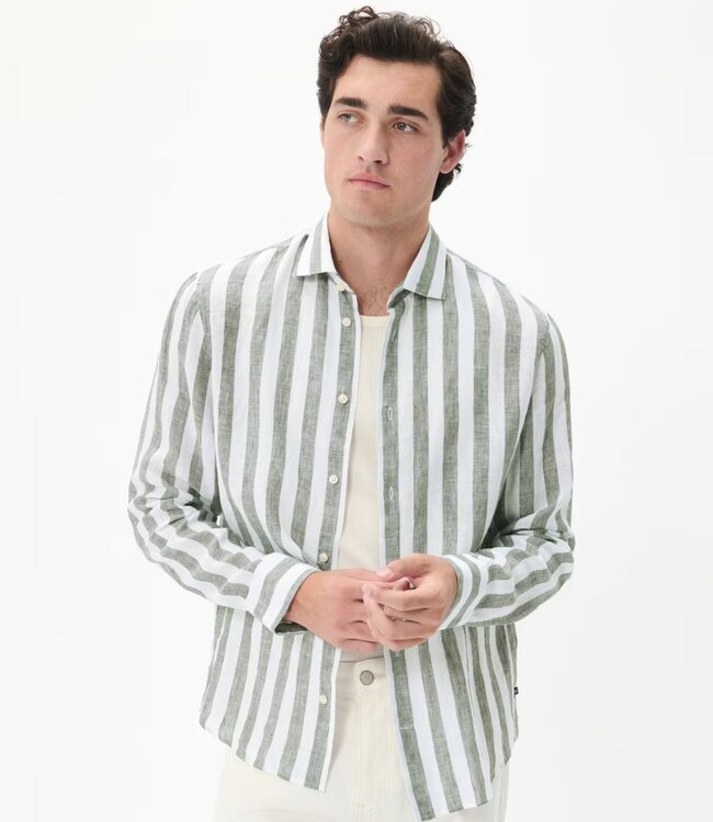 MATINIQUE Chemise rayée en lin - MATINIQUE-30207874
