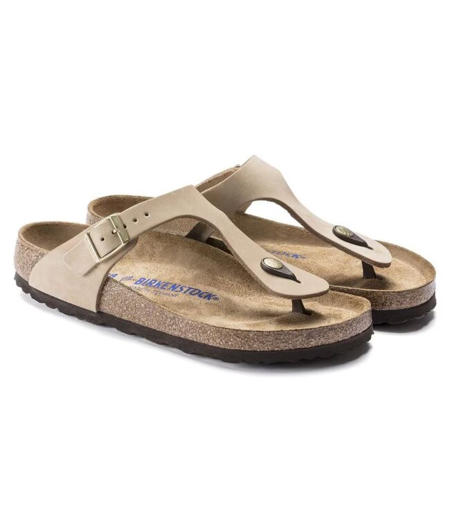 BIRKENSTOCK Sandales - BIRKENSTOCK-GIZEH NUBUCK-SANDCASTLE-1018999