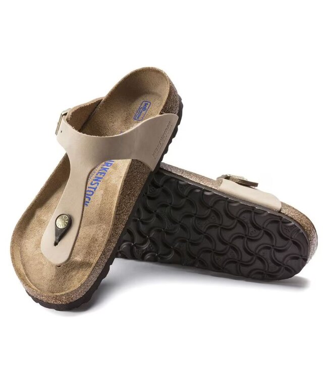 BIRKENSTOCK Sandales - BIRKENSTOCK-GIZEH NUBUCK-SANDCASTLE-1018999