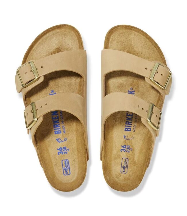 BIRKENSTOCK Sandales - BIRKENSTOCK-ARIZONA NUBUCK-SANDCASTLE-1019016