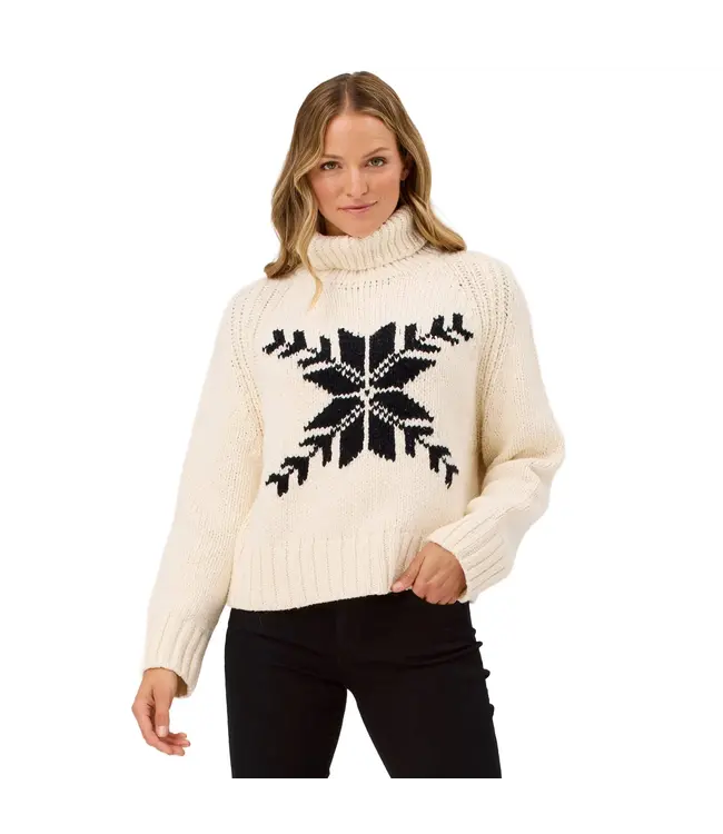 KRIMSON KLOVER KRIMSON KLOVER-F25508-SNOWFLAKE SWEATER