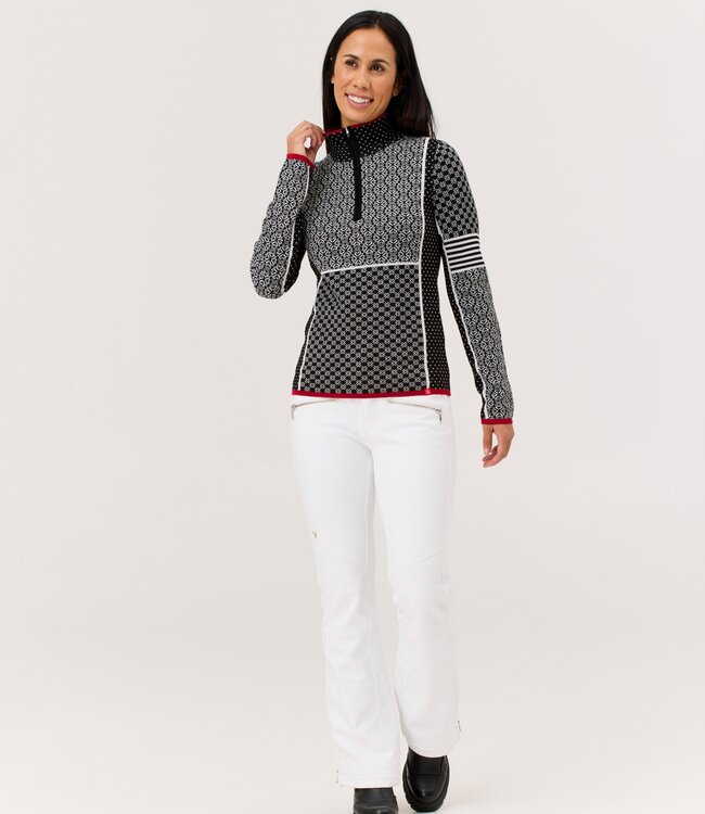 KRIMSON KLOVER KRIMSON KLOVER-F25700-POW ZIP NECK