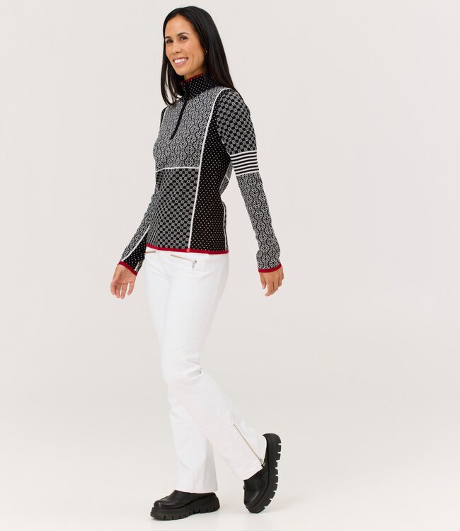 KRIMSON KLOVER KRIMSON KLOVER-F25700-POW ZIP NECK