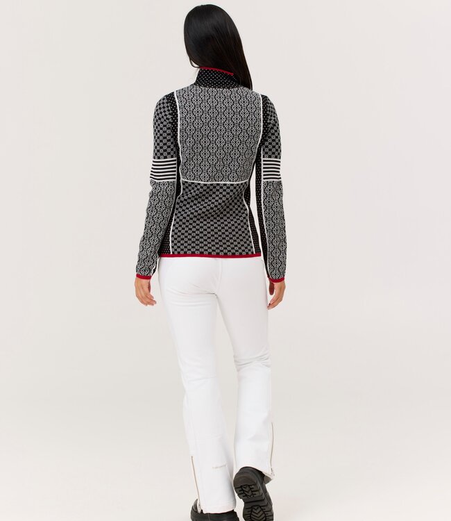 KRIMSON KLOVER KRIMSON KLOVER-F25700-POW ZIP NECK