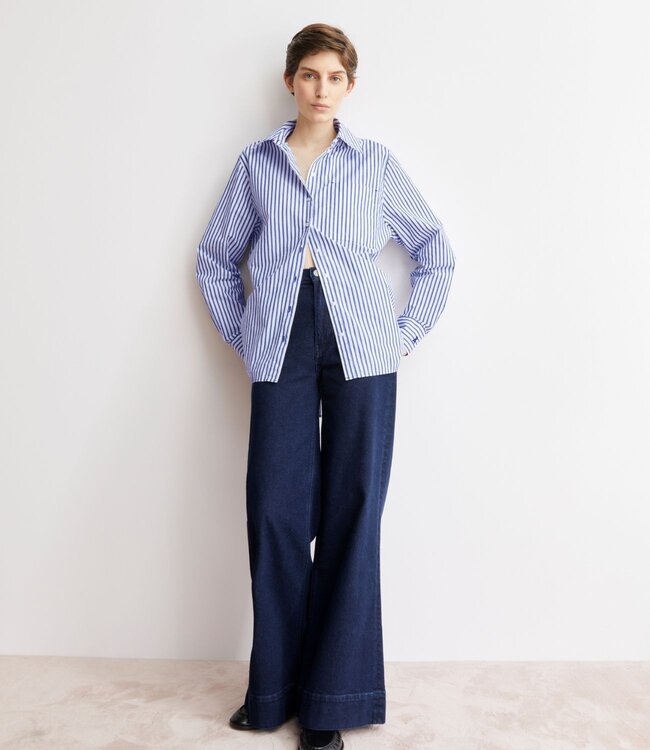 ARMED ANGELS-STRIPE LOOSE-CHEMISE