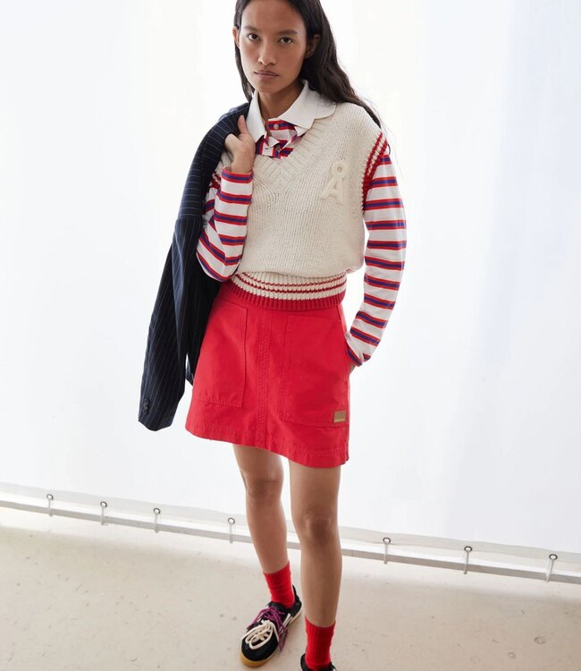 ARMED ANGELS-WORKWEAR CANVAS-JUPE