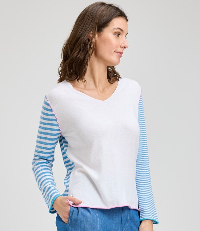 ZAKET & PLOVER ZAKET & PLOVER-ZP8401U-CHANDAIL VNECK