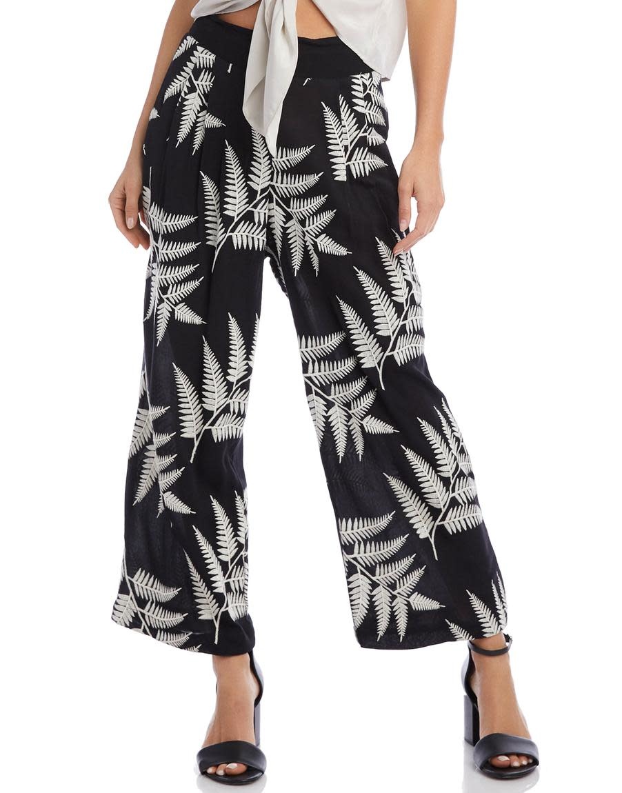 embroidered pants