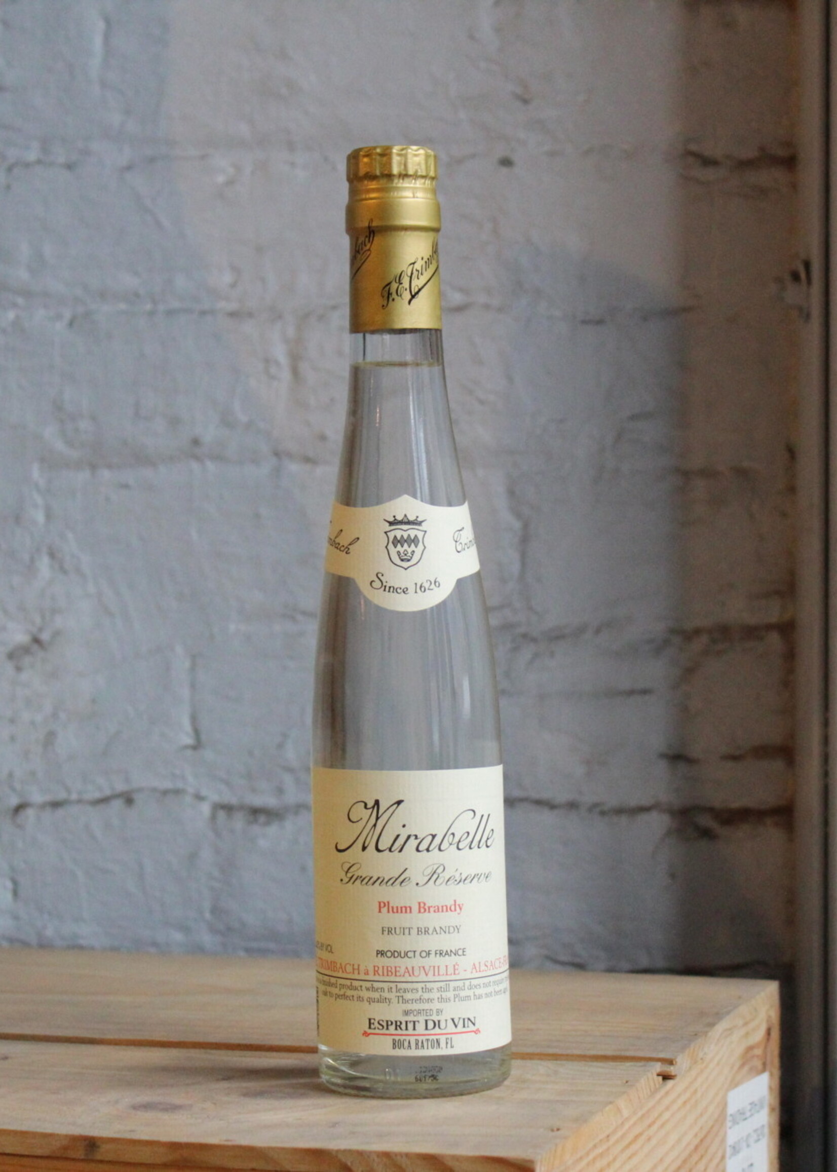 Eau-de-vie de Mirabelle : vin