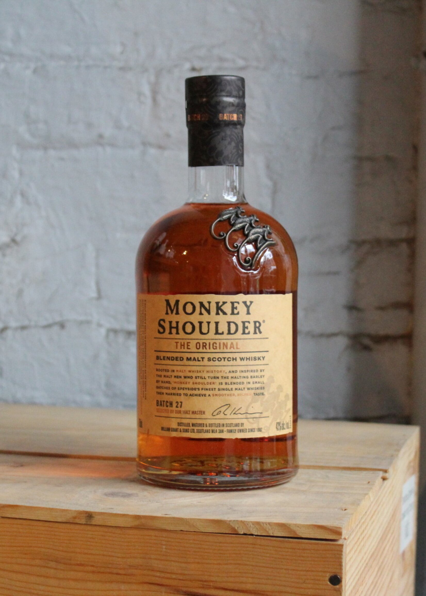 Monkey Shoulder Blended Malt Scotch Whiskey 750mL – PJ Wine, Inc.