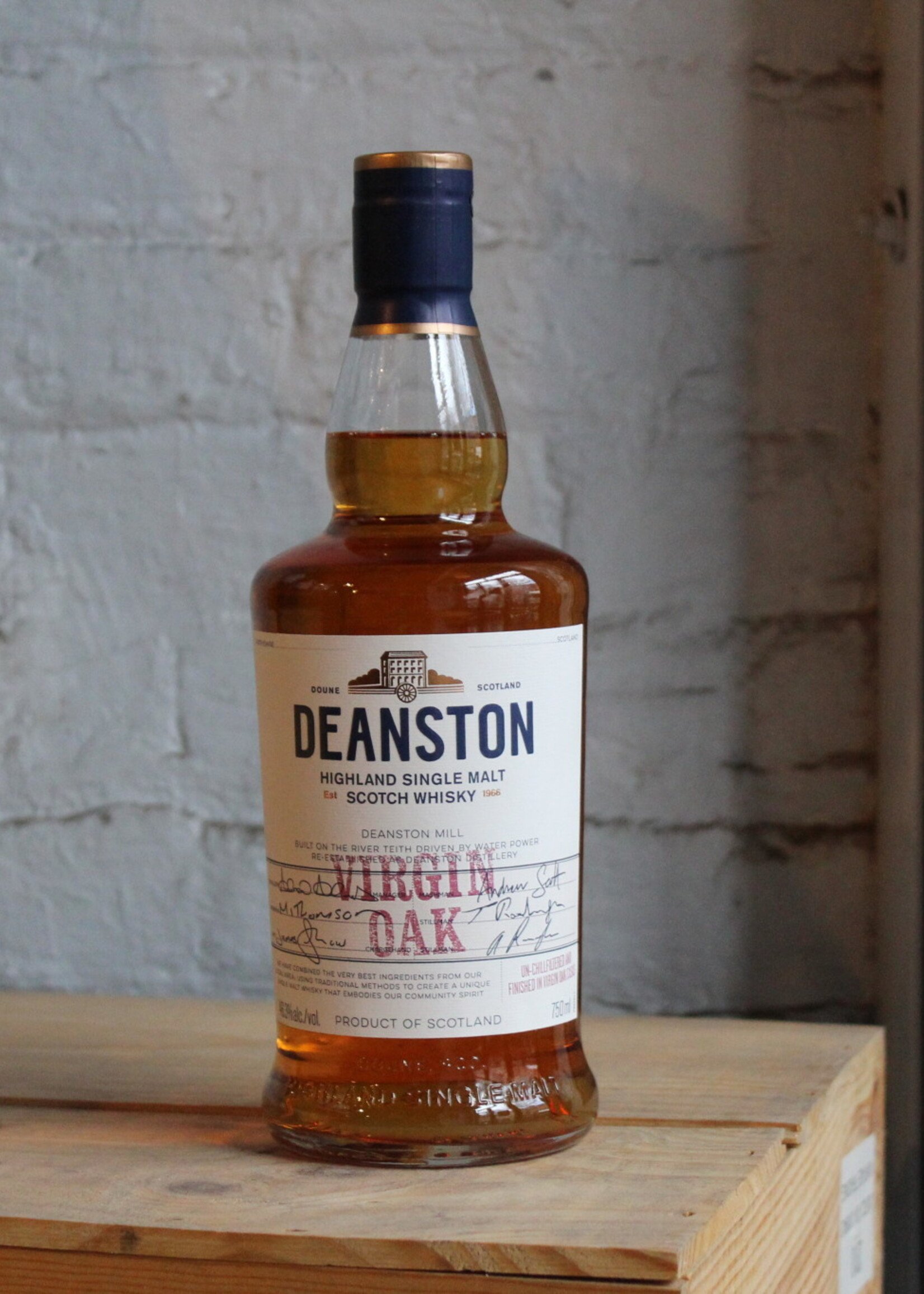 Deanston Virgin Oak Single Malt Scotch Whisky - Highland, Scotland (750ml)