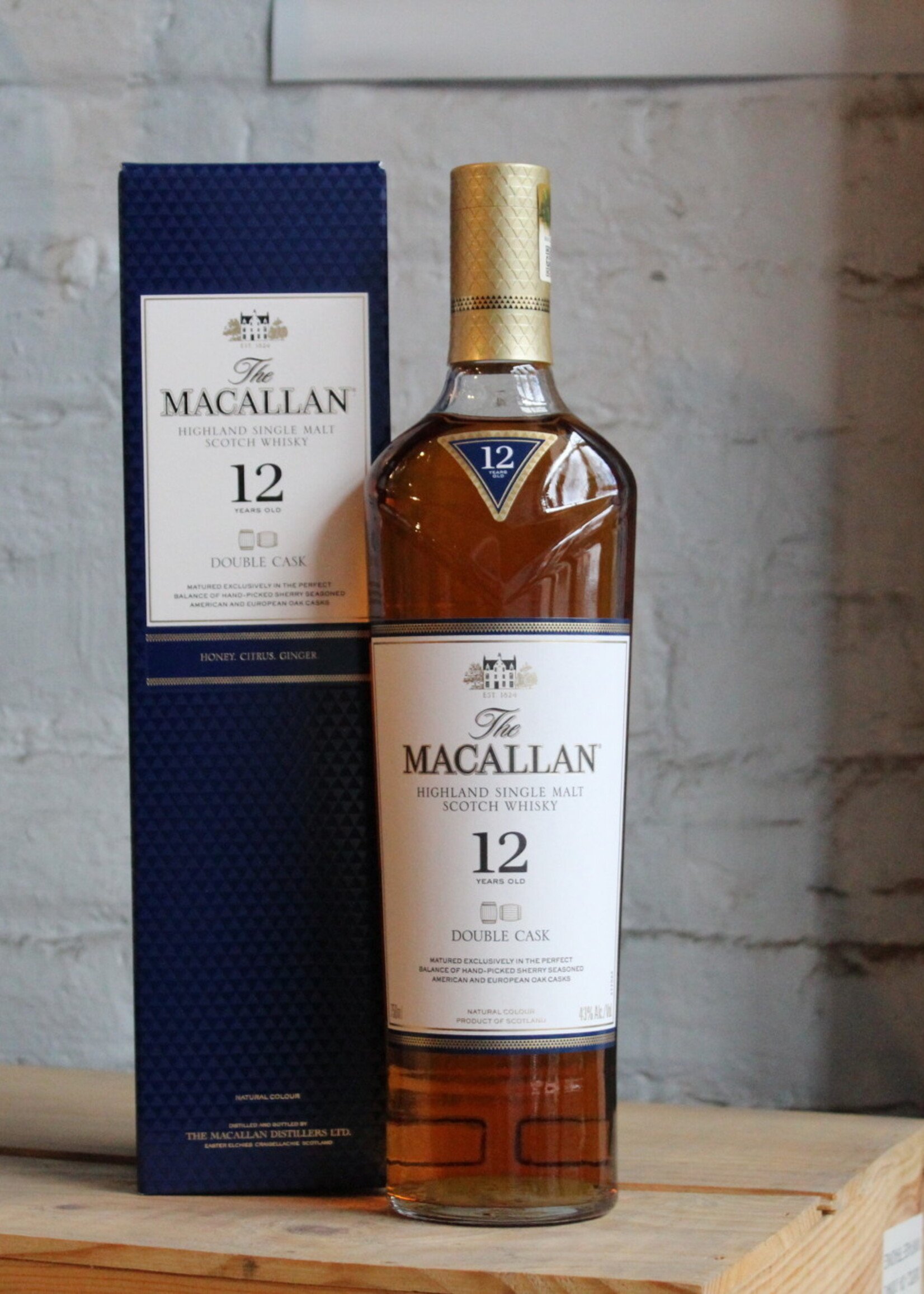 The Macallan 12yr Double Cask Single Malt Scotch Whisky - Speyside, Highland, Scotland (750ml)