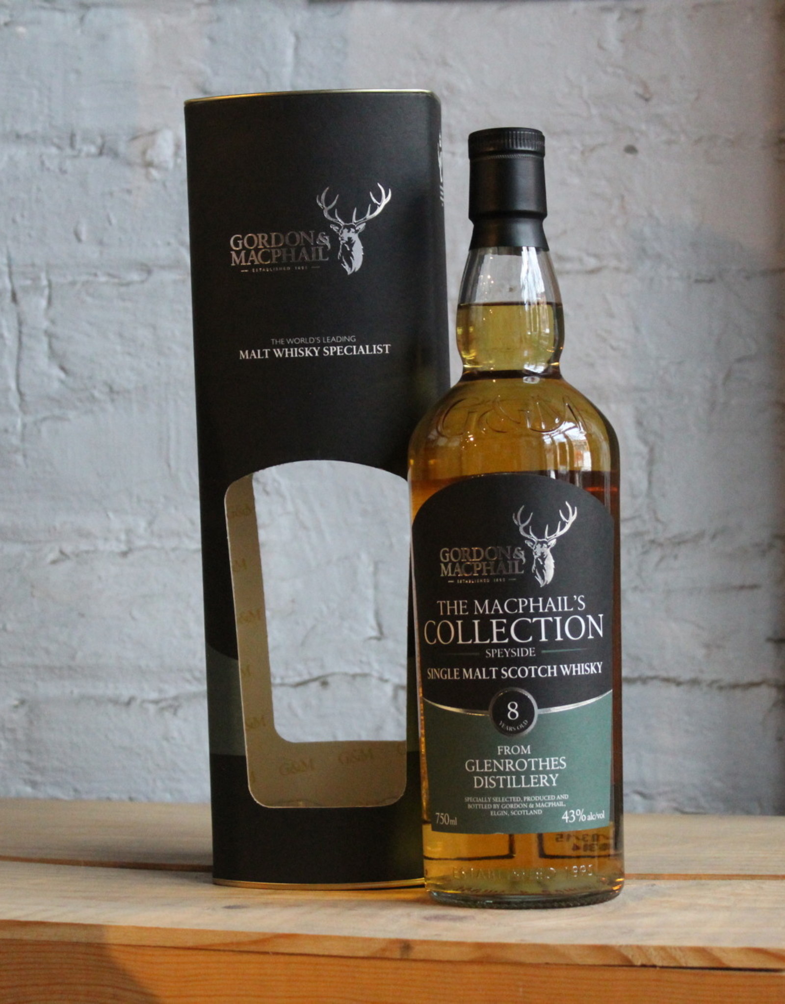 Gordon & Macphail Glenrothes 8yr Single Malt Scotch Whisky - Speyside, Scotland (750ml)