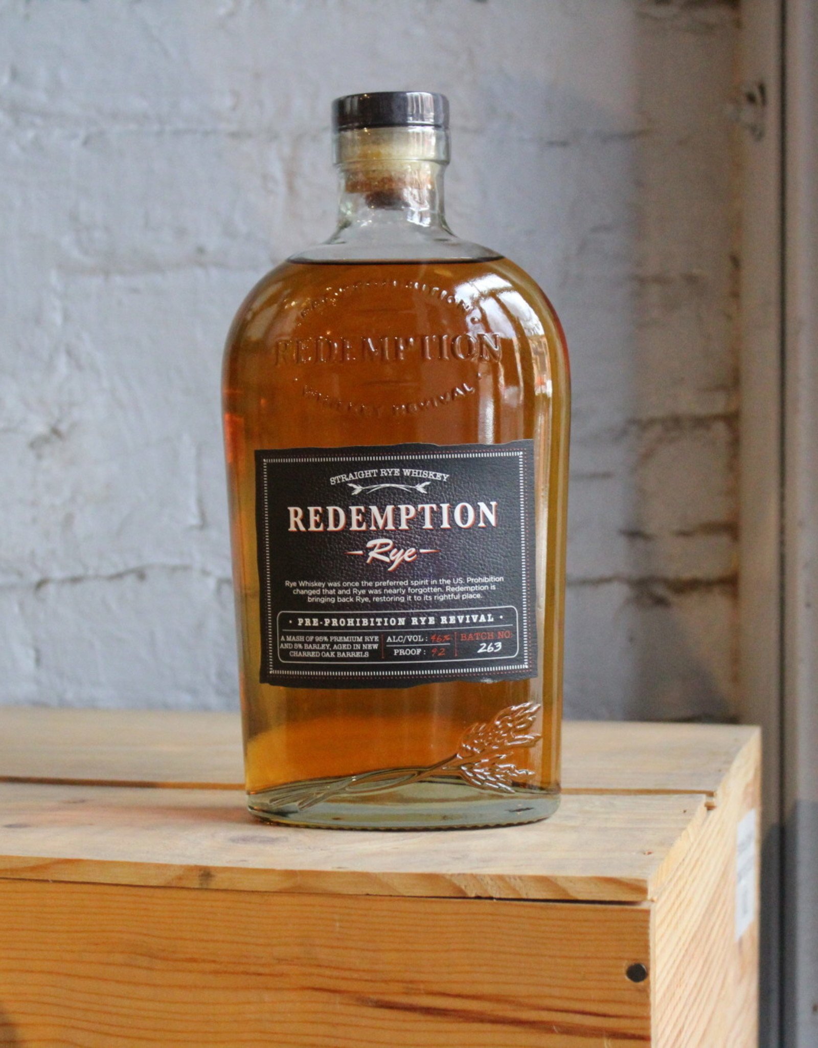 Redemption Rye Whiskey Lawrenceburg In 750ml Gnarly Vines