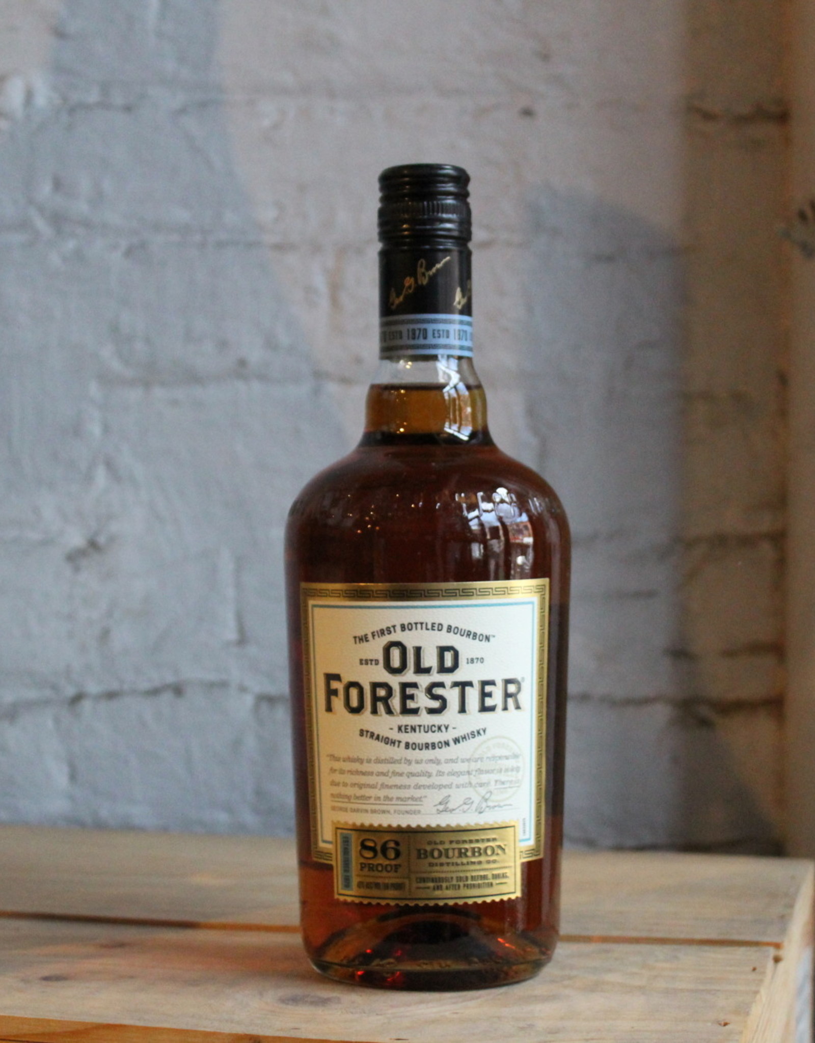 Old Forester Straight Bourbon Whiskey - KY (750 ml)