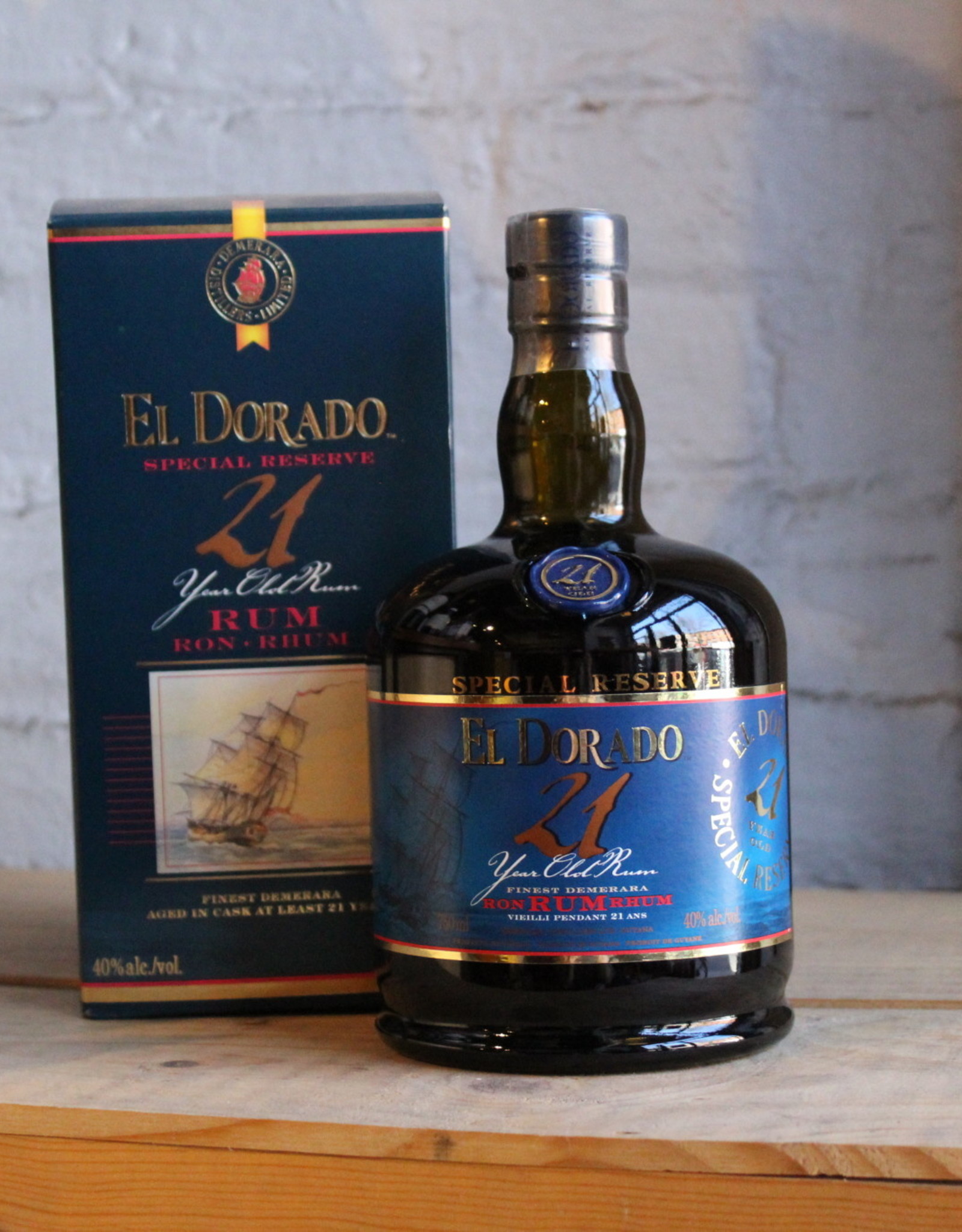 El Dorado 21 Yr Old Demerara Rum - Guyana (750ml)