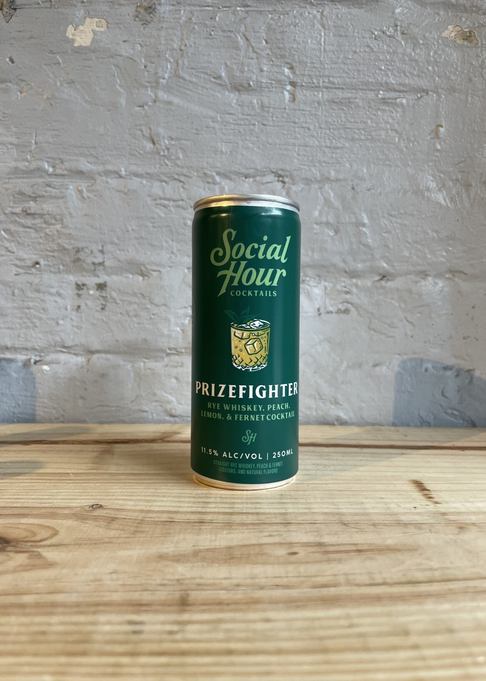 Social Hour Prizefighter Cocktail - Brooklyn, NY (250ml can)