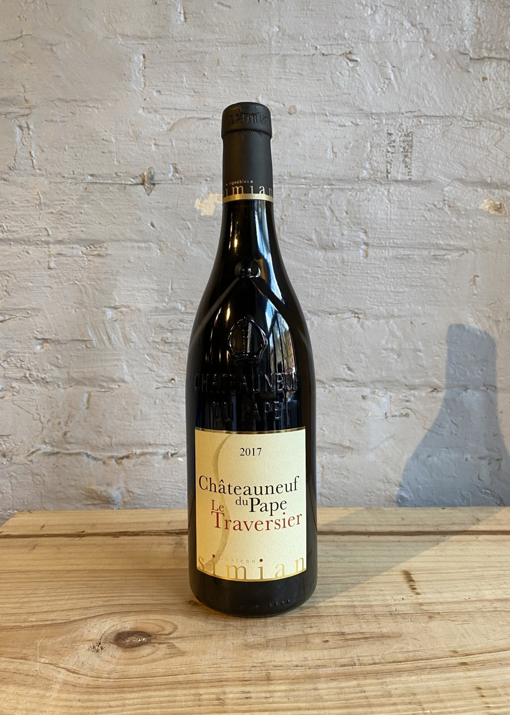 Wine 2017 Simian Chateauneuf-du-Pape Le Traversier - Rhone Valley, France (750ml)
