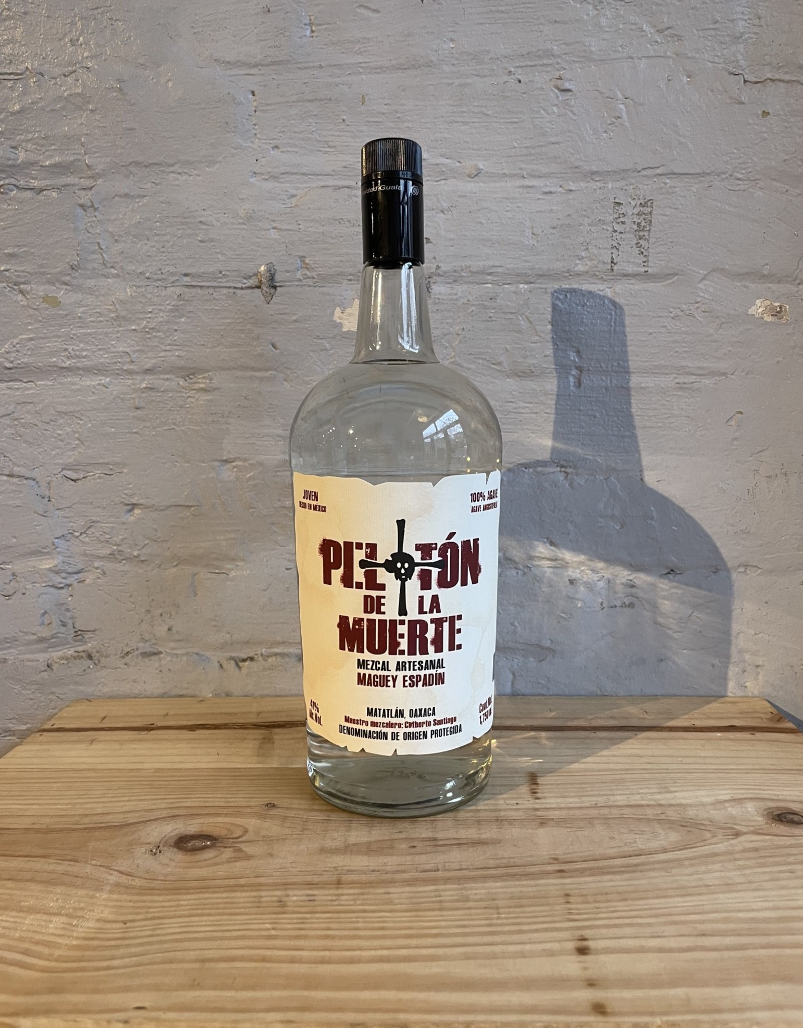 Peloton de la Muerte Mezcal Joven Artesanal Oaxaca, Mexico (1.75L