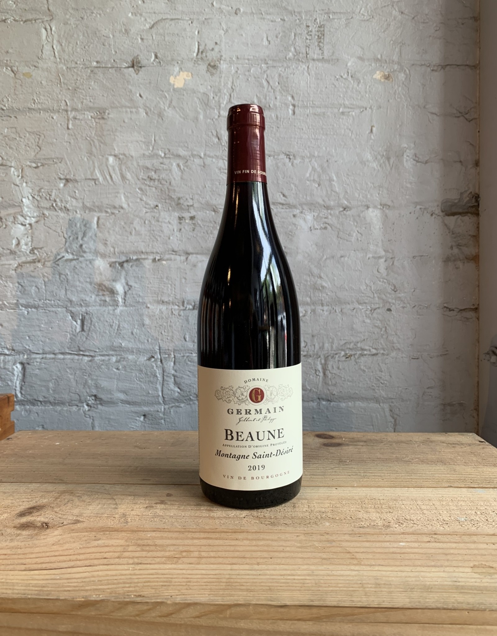 Wine 2019 Domaine Gilbert et Philippe Germain Beaune Montagne Saint Desire Rouge - Burgudy, France (750ml)