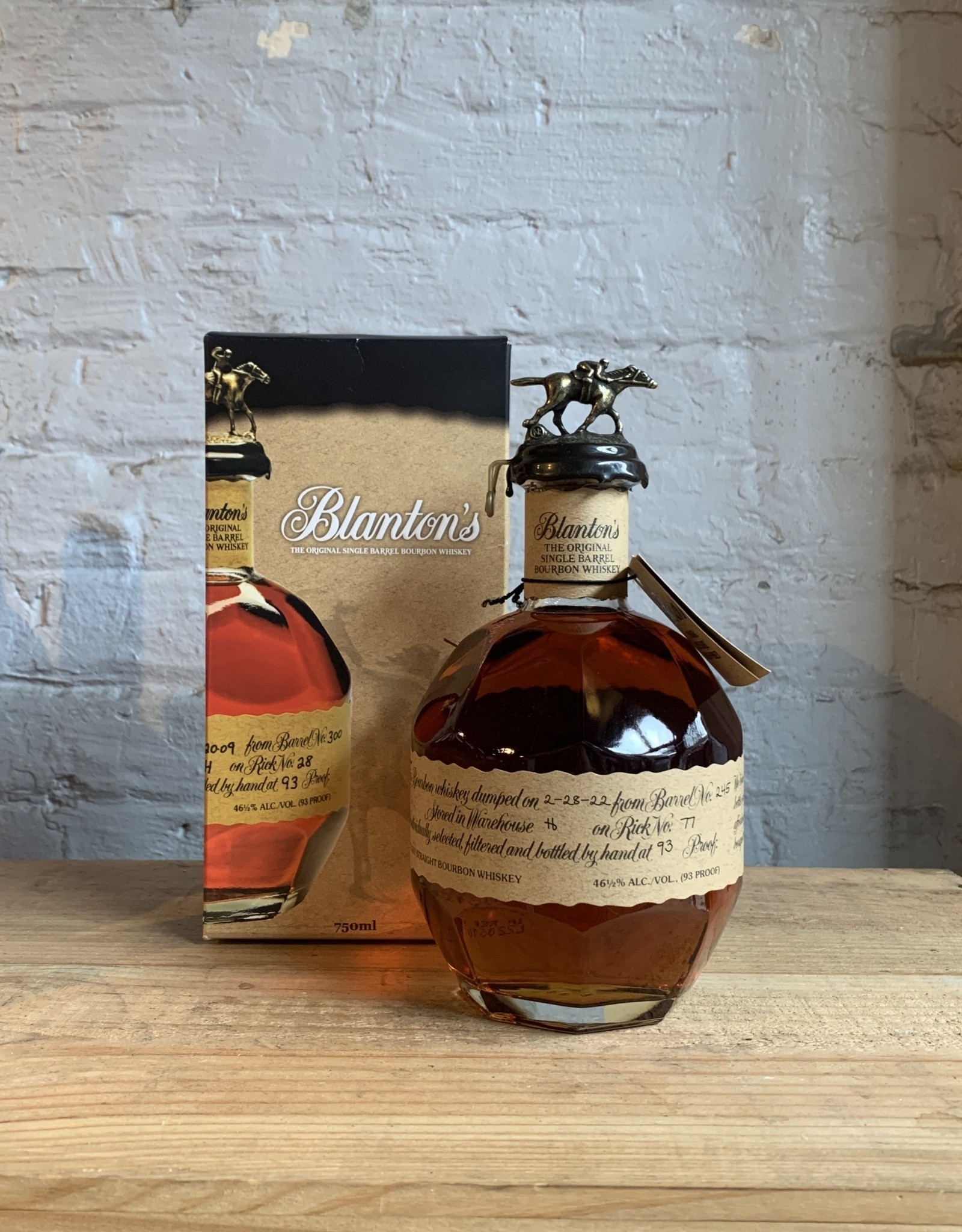 Blantons Single Barrel Straight Bourbon Whiskey Frankfort Ky 750ml Gnarly Vines 2411